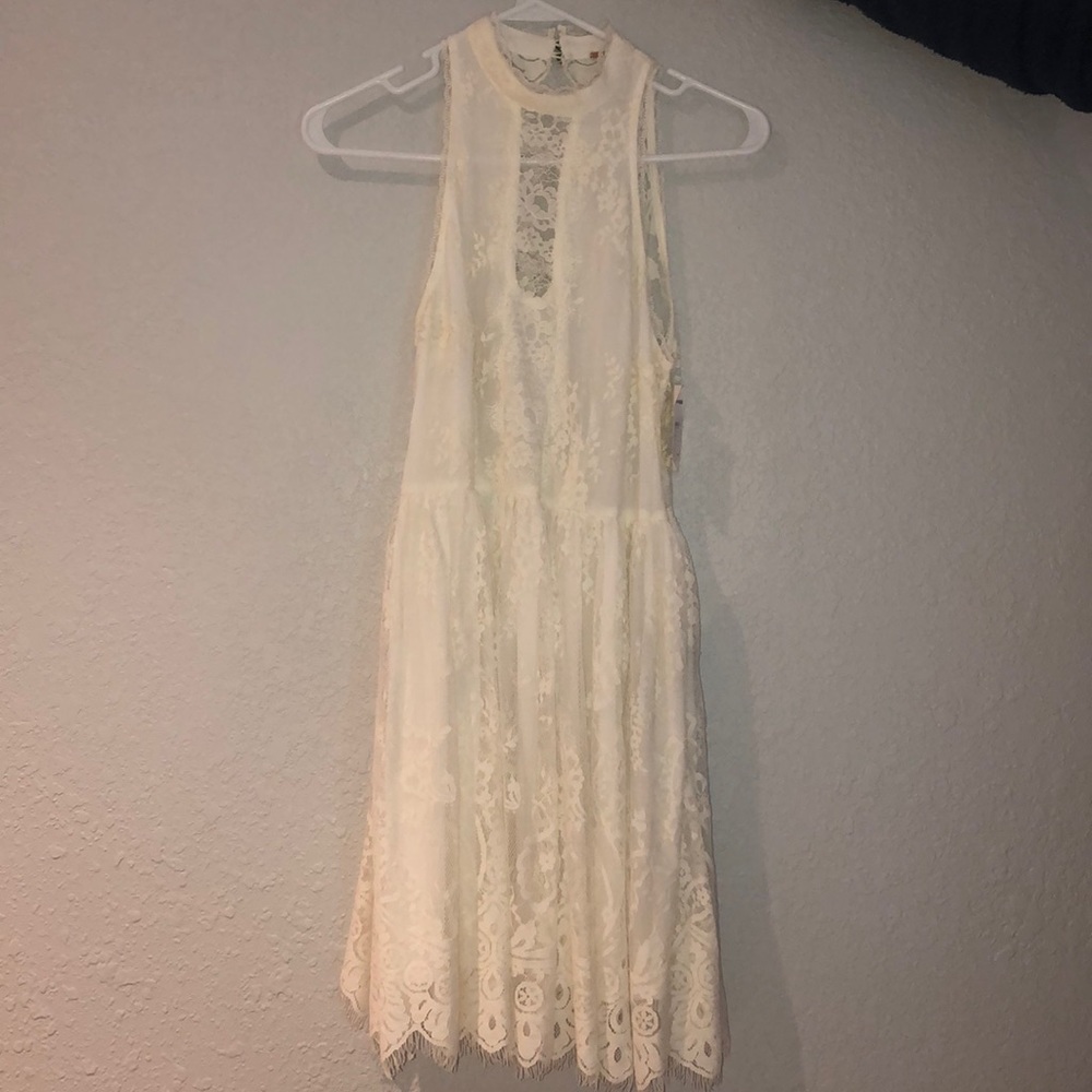 Free People Open- Back Lace Dress